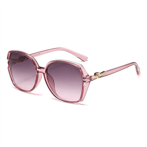 Oversized Square Sunglasses For Women Fashion PC Frame UV400 Gradient Lens Retro Classic Style Outdoor Sun Protection