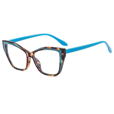 Montature Per Occhiali Occhi Di Gatto Retro PC Anti Luce Blu Lente Trasparente Moda Occhiali Ottici Per Donne