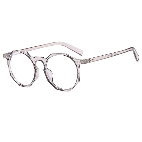 Occhiali Anti Luce Blu Poligonali Montatura PC Geometrici Retro Vintage Uomo Donna