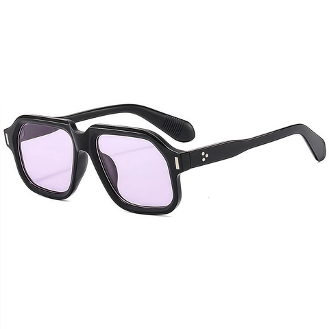 Vintage Vierkante Zonnebril UV400 Bescherming Oversized PC Frame Retro Mode Brillen Voor Dames Heren Reis Feest