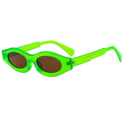 Retro Oval Sunglasses PC Frame AC Lens UV400 Protection Y2K Fashion Party Outdoor Streetwear Small Frame For Women Men