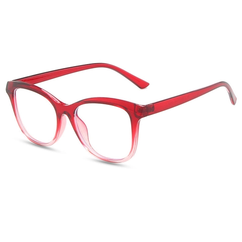 Lunettes Anti Lumière Bleue Rétro Mode Petite Monture Carrée PC Lunettes Verres Unis Unisex Style Simple