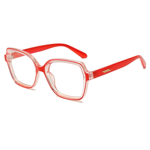Montature Per Occhiali Anti-Luce Blu Quadrate Alla Moda Grandi Occhiali PC AC Retro A Colori Contrastanti Per Uomini Donne