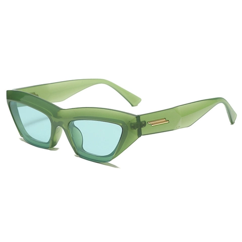 Occhiali Da Sole Retro Triangolo Cat Eye Montura PC Protezione UV400 Moda Occhiali Da Esterno Per Donne Uomini