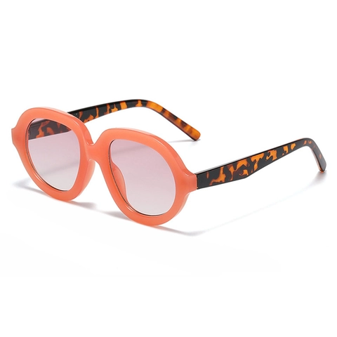 Retro Übergroße Runde Sonnenbrille UV400 Schutz PC Mode Brillen Outdoor Fahren Täglich Unisex