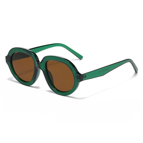 Retro Übergroße Runde Sonnenbrille UV400 Schutz PC Mode Brillen Outdoor Fahren Täglich Unisex