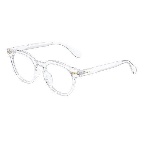 Anti Blue Light Glasses Retro Square Round PC Frame Lightweight Fashion Eyeglasses For Women Men Office Daily