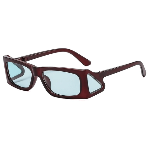 Lunettes De Soleil Rectangulaires Avec Protections Latérales Protection UV400 Style Hip Hop Cyberpunk Pour Hommes Femmes