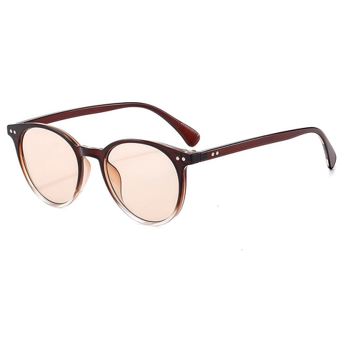Gafas De Sol Redondas Retro PC Protección UV400 Gafas De Moda Coloridas Para Exteriores Unisex