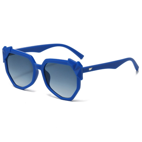 Geometrische Sonnenbrille Unregelmäßiger Großer Rahmen UV400 Schutz PC Material Trendy Street Style Brille Für Damen Herren