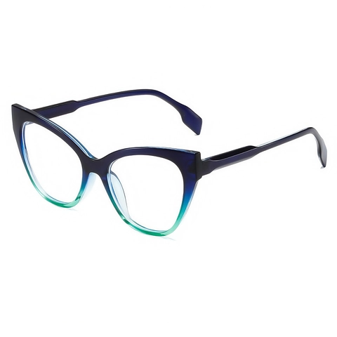 Retro Katzenaugen Brille PC Rahmen AC Linse Anti Blaulicht Blockieren Klare Linse Vintage Brillen Für Frauen
