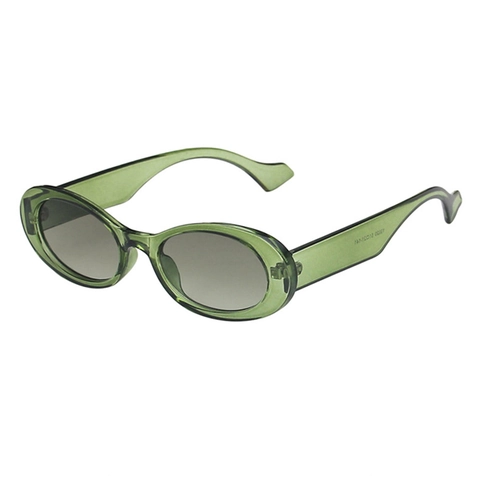 Vintage Oval Small Frame Sunglasses Retro Y2K Jelly Color UV400 Protection Eyewear For Women Men