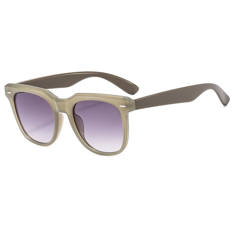 Fashion Oversized Square Sunglasses Vintage Retro Plastic Frame UV Protection Eyewear For Outdoor Travel Women Men
