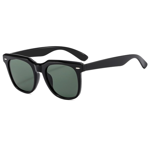 Fashion Oversized Square Sunglasses Vintage Retro Plastic Frame UV Protection Eyewear For Outdoor Travel Women Men