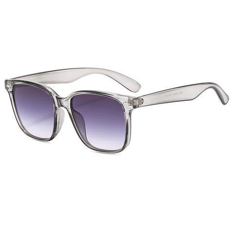 Retro Square Sunglasses Large Frame PC UV400 Protection Rivet Decor Outdoor Travel Fashion Trendy For Women Men