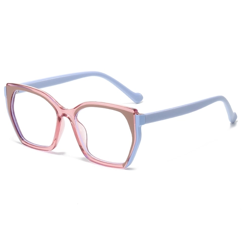 Occhiali Bloccanti Luce Blu Quadrati Occhio Di Gatto Retro Montatura TR90 PC Anti Affaticamento Visivo Occhiali Ottici Donna Uomo