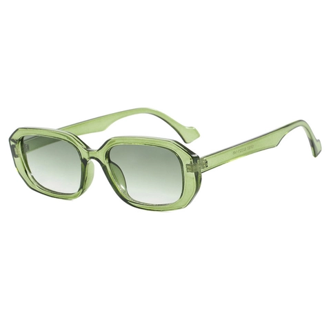 Gafas De Sol Cuadradas Vintage Protección UV400 Montura PC Lente AC Moda Exterior Gafas Rectangulares Para Hombre Mujer