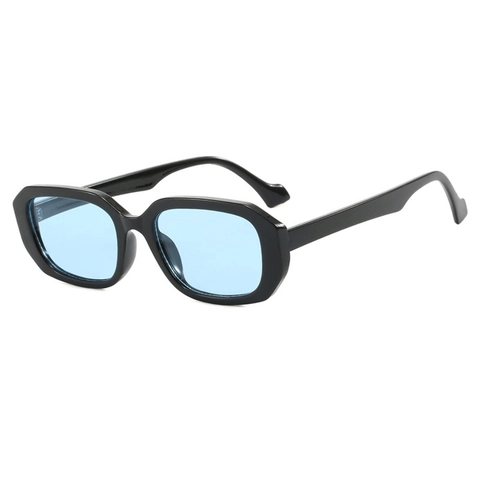 Gafas De Sol Cuadradas Vintage Protección UV400 Montura PC Lente AC Moda Exterior Gafas Rectangulares Para Hombre Mujer