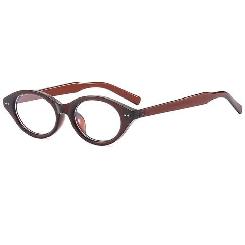 Vintage Oval Blue Light Blocking Glasses PC Frame Anti Glare Optical Eyeglasses Fashion Accessories For Men Women