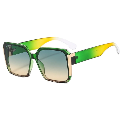 Occhiali Da Sole Quadrati Oversize Retro Vintage Montatura PC Lente AC Protezione UV400 Moda Per Viaggi All'aperto Uomini Donne