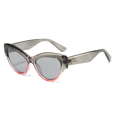 Retro Cat Eye Sunglasses PC Frame AC Lens UV400 Protection Fashion Gradient Color Leisure Eyewear For Men Women