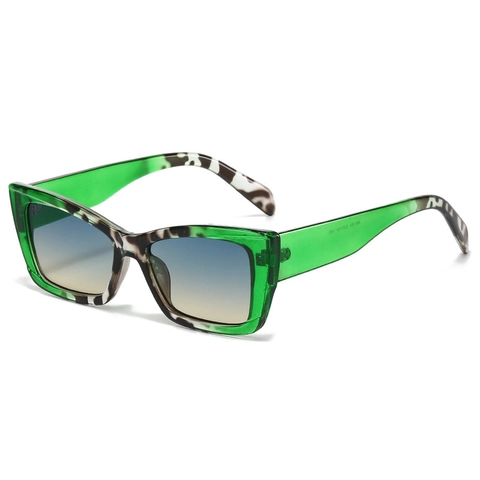 Occhiali Da Sole Occhio Di Gatto Retro Montatura Piccola Vintage PC AC Lente Protezione UV400 Moda Colore Contrasto Unisex