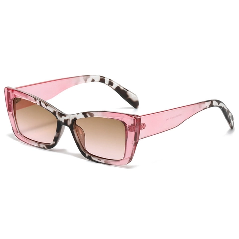 Occhiali Da Sole Occhio Di Gatto Retro Montatura Piccola Vintage PC AC Lente Protezione UV400 Moda Colore Contrasto Unisex
