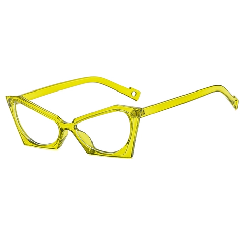 Montature Per Occhiali Cat Eye Anti Luce Blu PC Farfalla Geometrica Retro Oversize Occhiali Di Tendenza