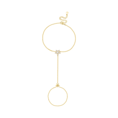 Ciondoli Natalizi di Moda Rame Strass Smalto Babbo Natale Renna Pupazzo di Neve Ciondolo Oro Stella Bracciale Schiavo Gioielli Accessori