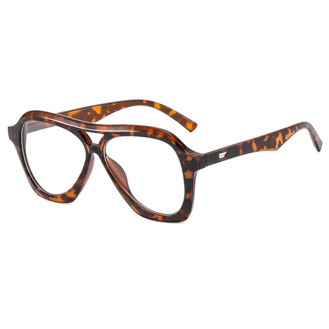 Occhiali Da Sole Aviatore Retro Montatura PC Grande Doppio Ponte Protezione UV400 Occhiali Moda Per Uomini Donne Stile Classico