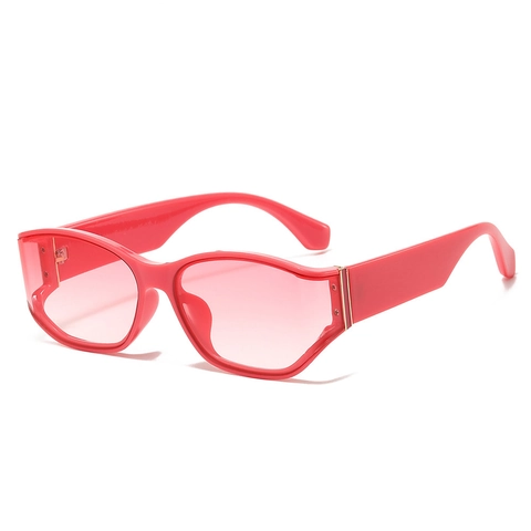 Gafas De Sol Cuadradas Irregulares Material PC Protección UV400 Estilo Ins Tendencia Aire Libre Para Hombres Mujeres