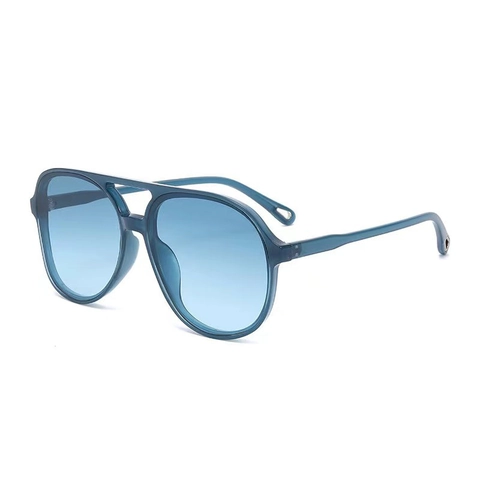 Occhiali Da Sole Aviator Retrò Doppio Ponte Protezione UV400 Montura PC Lenti TAC Moda Guida Per Uomini Donne