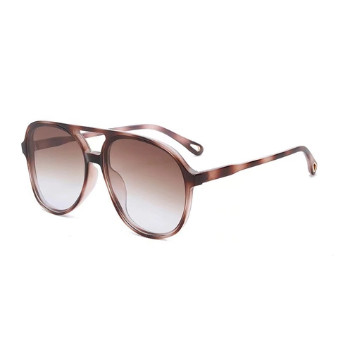 Occhiali Da Sole Aviator Retrò Doppio Ponte Protezione UV400 Montura PC Lenti TAC Moda Guida Per Uomini Donne