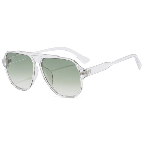 Retro Square Aviator Sunglasses For Men Women PC Frame AC Lens UV400 Protection Large Frame Fashion Travel Eyewear