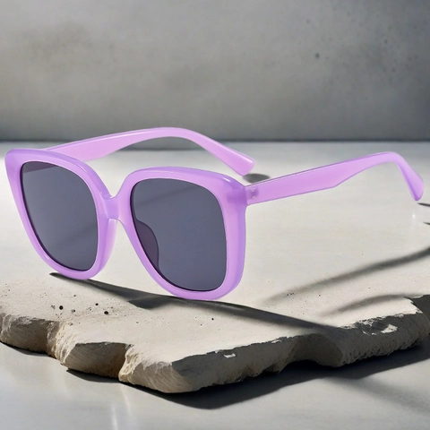 Occhiali Da Sole Quadrati Oversize Da Donna Moda Protezione UV400 Montura PC Lente AC Colori Caramella Stile Y2K
