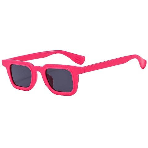 Lunettes De Soleil Carrées Monture PC Verres AC Protection UV400 Style Punk Hip Hop Mode Pour Hommes Et Femmes