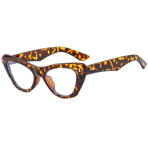 Gafas De Sol Vintage Cat Eye Para Mujeres Hombres Montura De PC Protección UV400 Gafas De Moda Retro Con Remaches