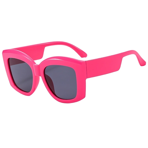 Quadratische Sonnenbrille Mit Grossem Rahmen Mode Breite Buegel UV400 Schutz Retro Brillen Fuer Outdoor Reisen