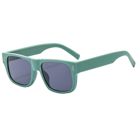 Quadratische Sonnenbrille Vintage Oversize PC Rahmen AC Gläser UV400 Schutz Mode Retro Brille Für Herren Und Damen