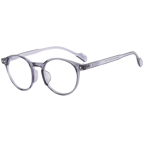 Gafas De Sol Redondas Ovaladas Retro Protección UV400 Montura PC Remaches Metálicos Moda Minimalista Mujeres Hombres