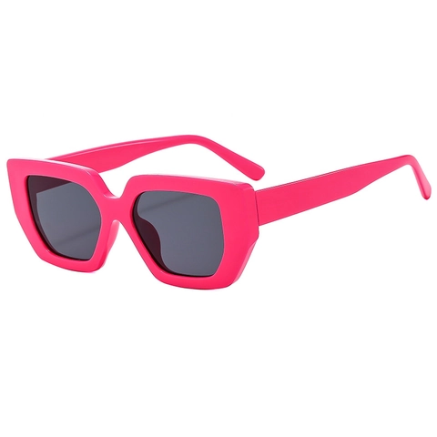 Retro Square Sunglasses PC Frame UV400 AC Lens Y2K Street Style Candy Color Trendy Outdoor Eyewear For Women Men
