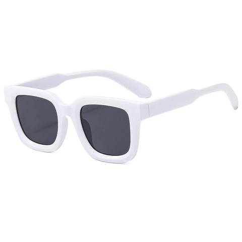 Occhiali Da Sole Squadrati Oversize Retrò Per Donna Uomo Montatura In Plastica Lenti PC Protezione UV400 Stile Minimalista Occhiali Alla Moda