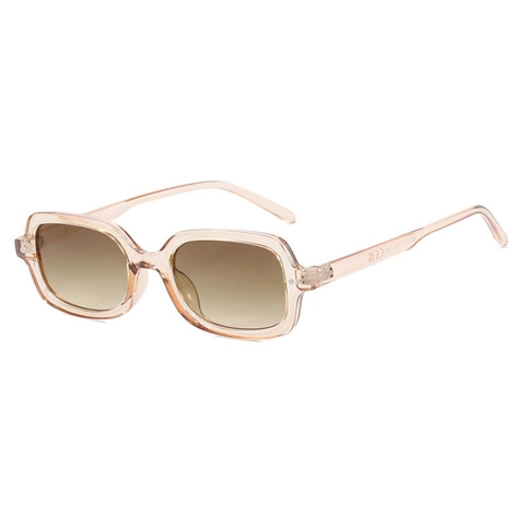 Square Sunglasses UV400 Protection PC Frame AC Lens Vintage Retro Rivet Small Frame Street Style For Men Women