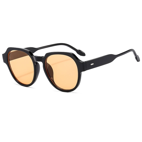 Retro Geometric Square Round Sunglasses PC Frame AC Lens UV400 Protection Fashion Outdoor Driving Eyewear For Women Men