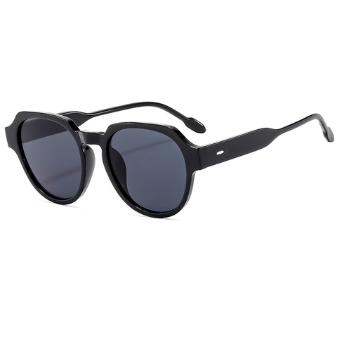 Übergroße Retro Sonnenbrille Für Damen Und Herren Mode Outdoor Brille Mit PC Rahmen AC Gläser UV400 Schutz Eckig