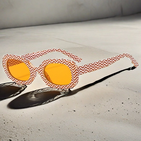 Retro Square Small Sunglasses UV400 Protection PC Frame AC Lens Checkerboard Pattern Vintage Y2K Streetwear Women Men