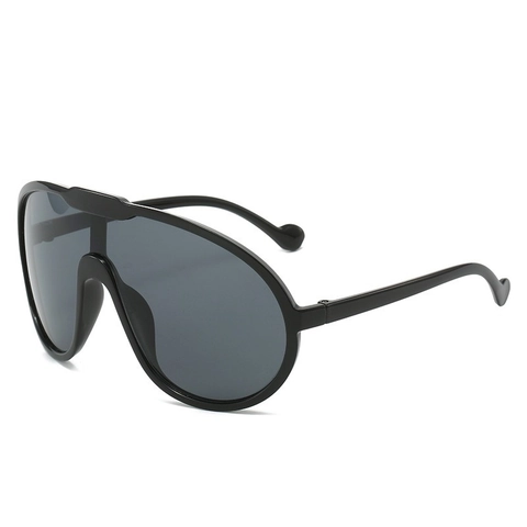 Oversized Shield Sunglasses UV400 Protection Integrated Goggles Fashion Windproof Eyewear For Men Women