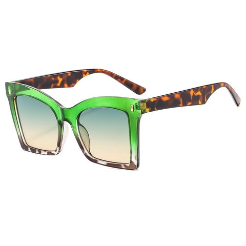 Oversized Square Sunglasses Fashion Retro UV400 Protection PC Frame Metal Decoration Vintage Style Eyewear For Women Men