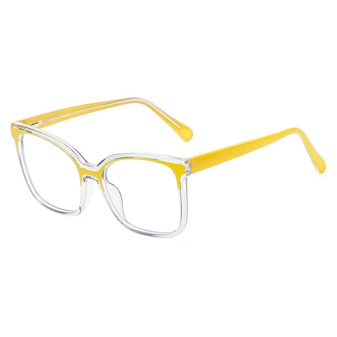 Occhiali Anti Luce Blu Di Moda Montatura Per Occhiali Quadrati TR90 Occhi Di Gatto Retrò Per Donne Uomini Ottici Lenti Chiare