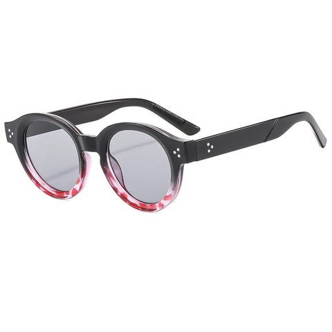 Ovale Zonnebril Retro TR Frame PC Lens UV400 Bescherming Drie Punt Klinknagels Vintage Chic Brillen Voor Heren Dames
